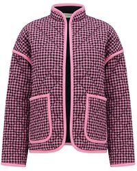 Sugarhill - Elowen Quilted Jacket Rose Gingham - Lyst