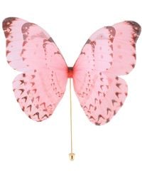 Oana Savu - Silk Butterfly Brooch Pin Fairy Goddess Accessory - Lyst