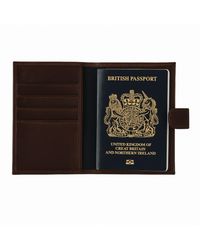 VIDA VIDA - Luxury Leather Passport Cover With Card Slots - Lyst