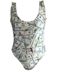 Brasini Swimwear - Laguna High Cut One Piece Swimsuit With Mesh Sides - Lyst