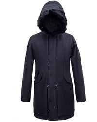Smart and Joy - Hooded Cotton Jacquard Coat - Lyst