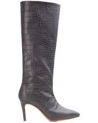 Ginissima - Ilona Embossed Leather Boots, Under Knee - Lyst