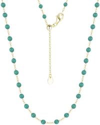 KAMARIA - Enamel Beaded Chain Necklace - Lyst