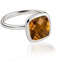 The Jewellery Store London - Desert Sunset Quartz Ring - Lyst