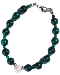 Urbane Jewelry Studio - Icon Malachite Bracelet - Lyst