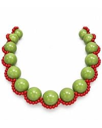 Eyeconic by Samar Ajram - Vivian Festive Beaded Necklace - Lyst