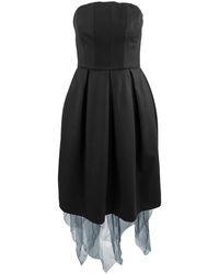 Theo the Label - Aphrodite Dress With Tulle Hem - Lyst