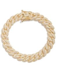 SHYMI - Pave Cuban Bracelet - Lyst