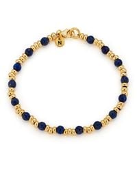 Nellou Jewellery - Gem Bracelet September Birthstone Lapis Plated Sterling - Lyst
