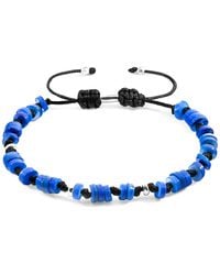 Anchor and Crew - Hailey & Freshwater Shell Skinny Macrame Bracelet - Lyst
