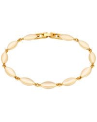 Uchi and Soto - Neutrals Nekomeishi Cream Cats Eye Bracelet - Lyst