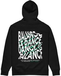 Anchor and Crew - Balance Le Dance Disco! Organic Cotton Embroidered Heavyweight Hoodie - Lyst