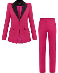Tia Dorraine - Illusion Classic Tailored Suit - Lyst