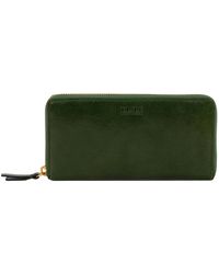 Time Resistance - Leather Continental Wallet - Lyst