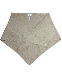 Nooki Design - Neutrals Edwina Knitted Triangle Scarf - Lyst