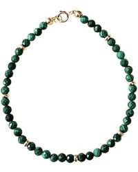 Herself Collections - 14K Starry Malachite Bracelet - Lyst