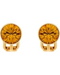 Emma Holland Jewellery - Topaz Crystal Stud Clip Earrings - Lyst