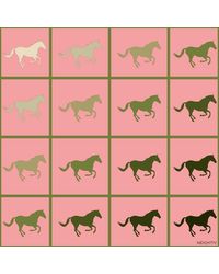 Neightiv - Galloping Hoofbeats Small Scarf - Lyst