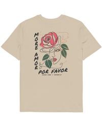 Anchor and Crew - Neutrals Desert Dust Nine More Amor Por Favor Editions Organic Cotton T-Shirt - Lyst