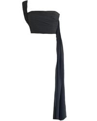 Mirimalist - Chiffon Draped Bustier - Lyst