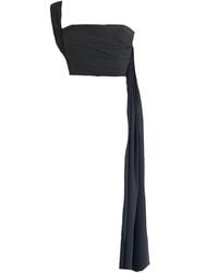 Mirimalist - Chiffon Draped Bustier - Lyst