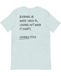 Anchor and Crew - Ice Think Ocean Leopard Aspirations Cotton Embroidered T-Shirt - Lyst