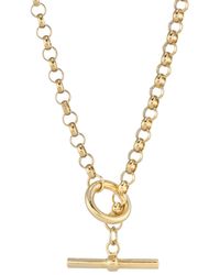 Auree - Fernshaw Vermeil T-Bar Belcher Link Necklace - Lyst