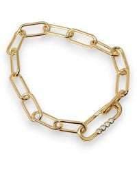 Alexie of Athens - Oval Link Charm Chain Bracelet - Lyst