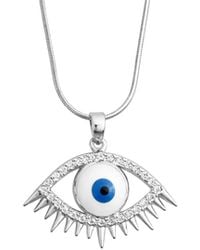 Maison De Gala - Evil Eye Pendant Necklace - Lyst