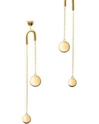 Bold Manifest Designs - Geometric Chain Drop Earrings X Unbound Pill - Lyst