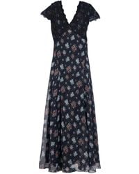 Rose & Nancy - Jess Lace Trim And Floral Maxi - Lyst
