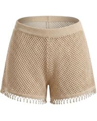 GLAM ON YOU - Neutrals Cory Shorts - Lyst
