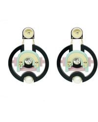 Gissa Bicalho - Handmade Acrylic Earring Hoops Tikal And - Lyst