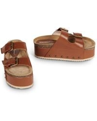 INTENTIONALLY ______ - Cooper-Two Leather Platform Sandal - Lyst