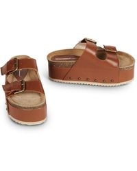 INTENTIONALLY ______ - Cooper-Two Leather Platform Sandal - Lyst