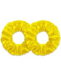 6Fiftytwo® - Pure Mulberry Classic Silk Scrunchies - Lyst
