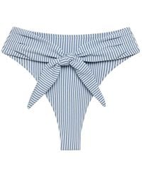 Montce - Classic Stripe Paula Tie-Up Bikini Bottom - Lyst