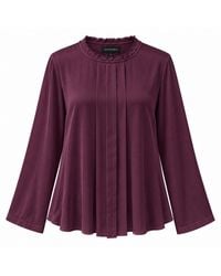 Smart and Joy - Long-Sleeved Blouse With Pleats - Lyst