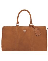 PLACE OF ELMS - Tobacco Suede Arbor Bag - Lyst