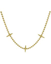 Tory Long - The Trio Spike Necklace - Lyst