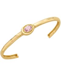 LINYA JEWELLERY - Olivia Stone Handcuff - Lyst