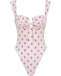 Montce - Cherries Petal Variation One-Piece - Lyst