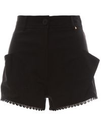 Nissa - High Waisted Cotton Shorts - Lyst
