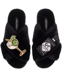 Laines London - Classic Laines Slippers With Botanical Gin & Glass Brooches - Lyst