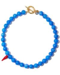 Kybele Studio - Marina Heat Necklace With Agate & Glass Chili Pepper - Lyst
