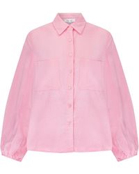 Lula-Ru - Carla Cotton Shirt Pinik - Lyst