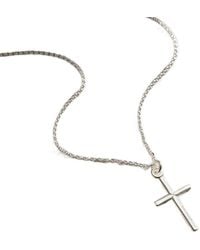 Posh Totty Designs - Slim Cross Pendant Necklace - Lyst