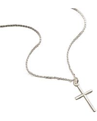 Posh Totty Designs - Slim Cross Pendant Necklace - Lyst