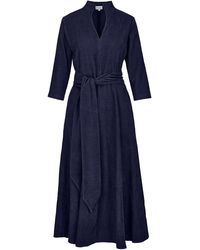 At Last - Chelsea Corduroy Midi Dress - Lyst