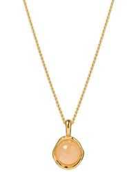 Muru - Tiny Rose Quartz Necklace For Calm - Lyst
